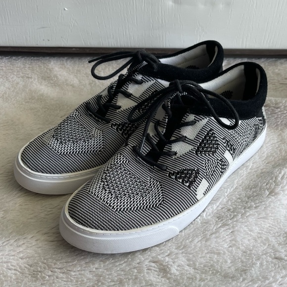 Clarks sumerset casual comfort black and white sneaker - Picture 1 of 11